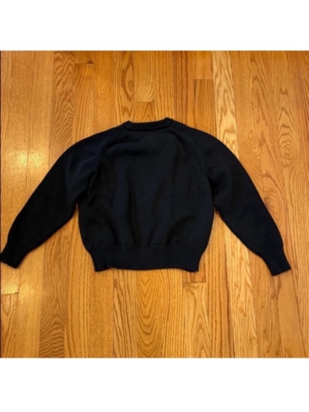 Like New J. Crew Crewneck Sweater- Black, Size Large - Picture 7 of 7